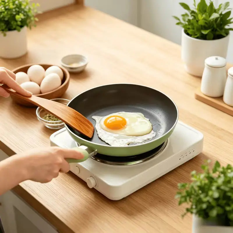 10/4-Piece Wooden Kitchen Utensil Set, Natural Wooden Spoons – Premium Kitchen Tools Cartmenow