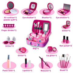 15/16/22pcs Unicorn Mermaid Tail Cosmetic Set, Non-Applicable, Chemical-Free, Pretend Play Gift for Boys and Girls Cartmenow